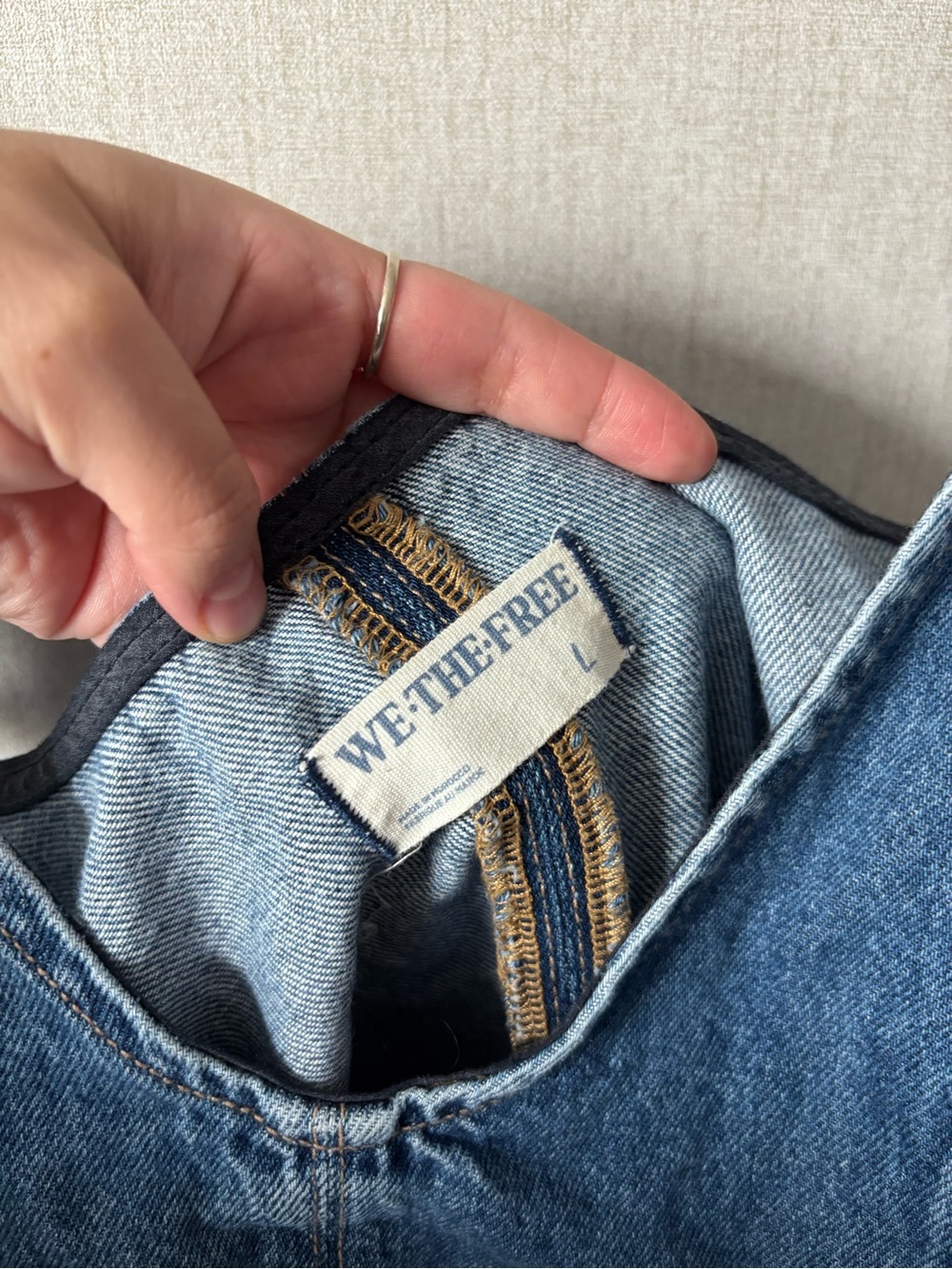We The Free Light Blue Denim Women’s Overalls